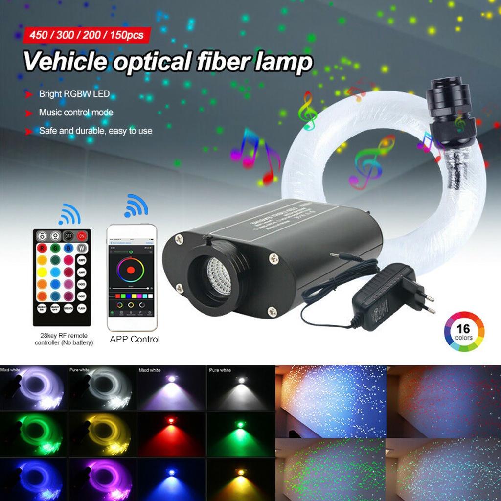 150-450 Fiber Optic Light Ceiling Starry Sky Interior Decoration RGBW LED