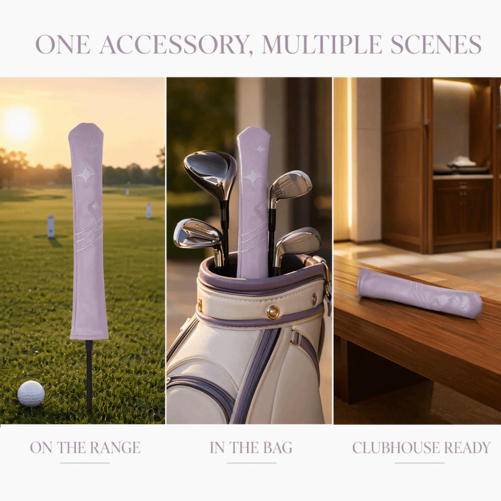 Velvet Lining Golf Alignment Cover Rounded Closed Top Alignment Headcover Golf Practice