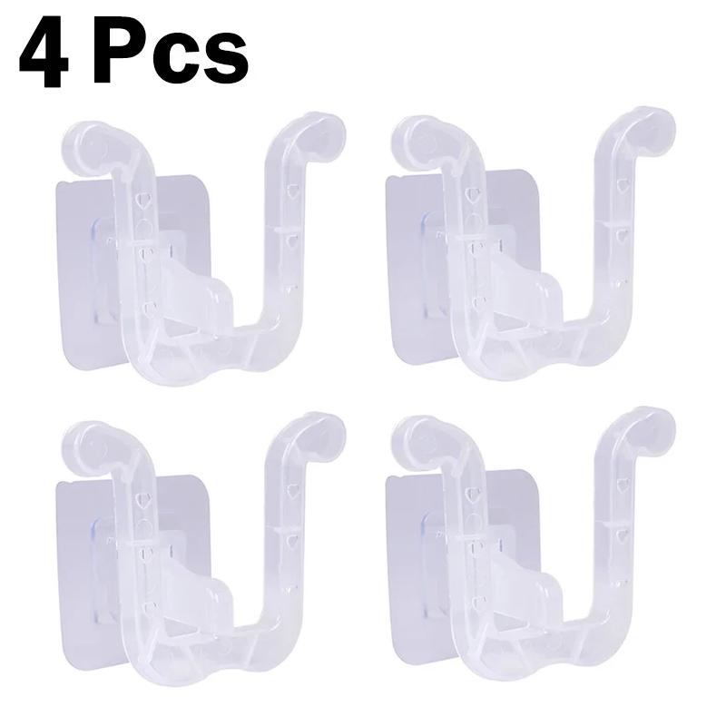 2Pcs Slipper Hooks Bathroom Wall Mounted Punch-Free Slipper Racks Self-Adhesive Storage Rack for Slipper Shoes Hanger Holder