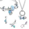 925 Sterling Silver Murano Glass Turtle Jellyfish Whale Charm Pendant for Women DIY Jewelry Bracelet Accessories