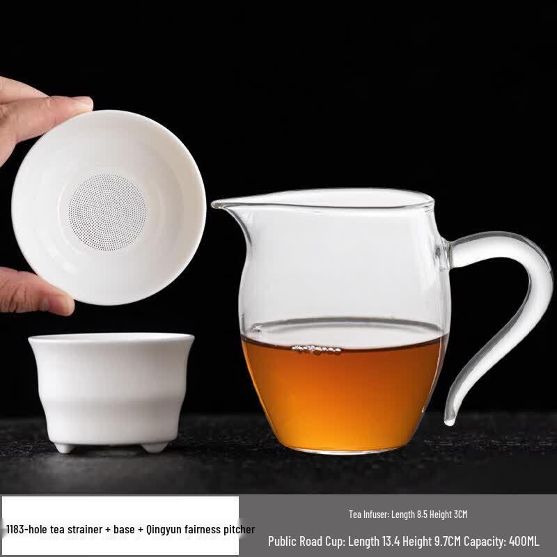 Suet Jade White Porcelain Tea Filter