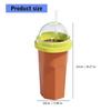 Practical Slushies Maker with Detachable Lid for Beverages Travel Friendly Squeeze Ice Slush Cup For Cold Drink Use