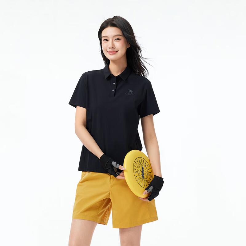 Camel Women's Outdoor Quick-Dry Polo T-Shirt