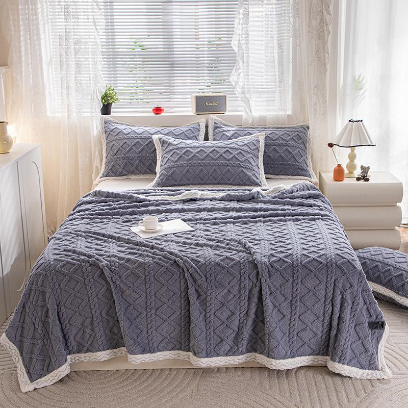 Throw Blanket for Couch Sofa: Soft Fleece Plush Sherpa - Fuzzy Fluffy Warm Lightweight