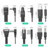 USB2.0 To Type C Data Cable Splitter Up Down Left Right Angle Wire Flat Cord USB C Data Transfer 2A Powe Supply Sync Extend Line