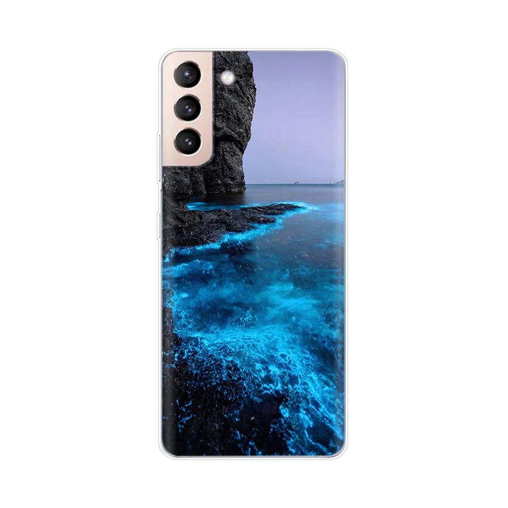 For Samsung Galaxy S21 S 21 FE Plus Case Soft TPU Phone Back Cases Cover for Samsung S21 Ultra GalaxyS21 Silicone Phone Case