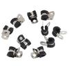 10Pcs Hose Clamp Hose Clip Removable Rubber Lining