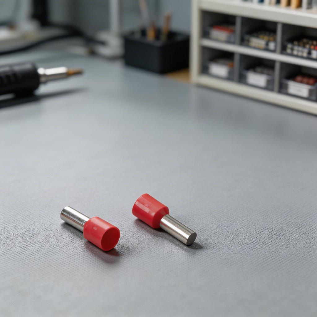 Pack of 1000 Wire End Ferrules VE1012 for 10 mm2 Wire Cross Section and 12 mm Sleeve Length Suitable for Electrical Wiring