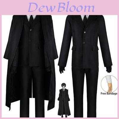 Bungo Stray Dogs Dazai Osamu Kostium Cosplay Strój Halloween Boże Narodzenie Garnitur