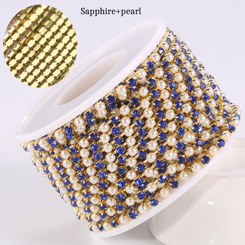 Metall Strass Greifkette Handgefertigt Diy Schmuck Accessoires Bohrkette Krallenkette Krallenbohrer Nailart Schmuck Bohrleiste Bekleidungszubehör