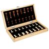 High-Quality Wooden Folding Chess Set for Students and Children