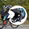 Full Face Bike Helmet Protective Gear Cap Cycling for Outdoor