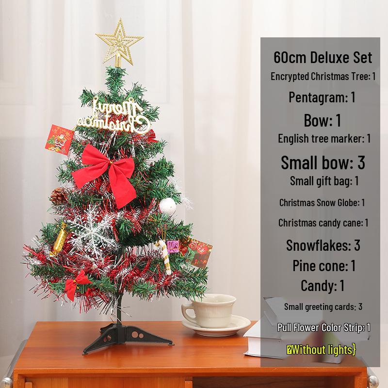 Christmas Tree Set with Window Decorations (60cm, 1.2m, 1.5m, 1.8m, 2.1m)