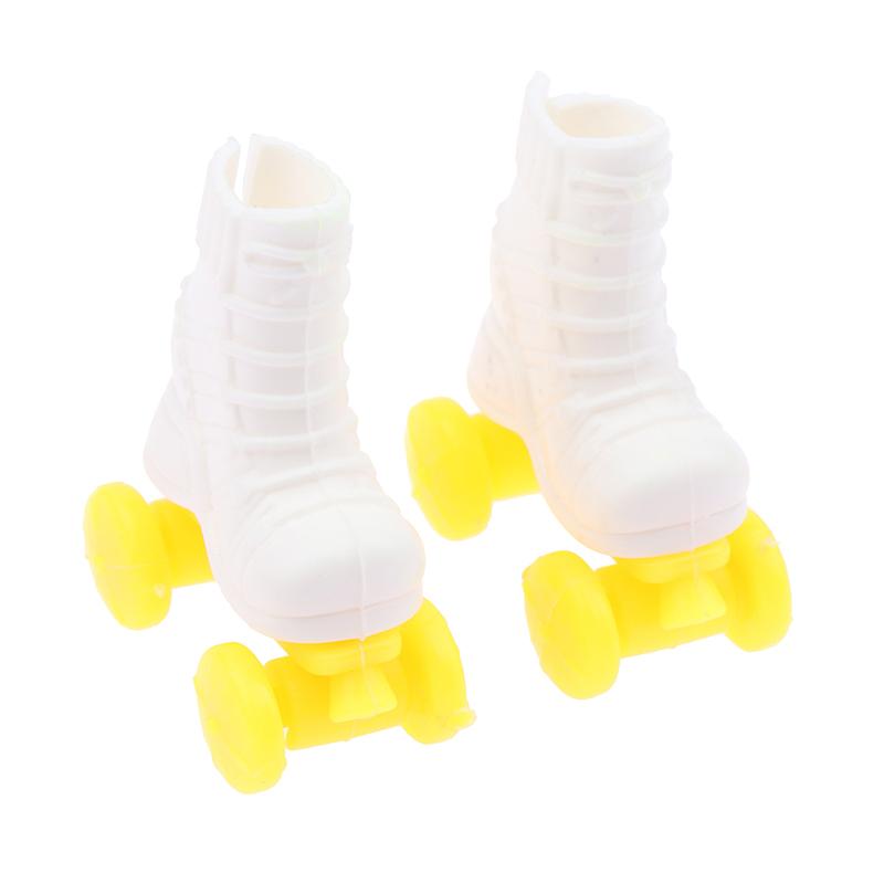 Pink Roller Skates Shoes For  Doll Fashion Short Boots Decorative Sports Toy Play Doll Accessories