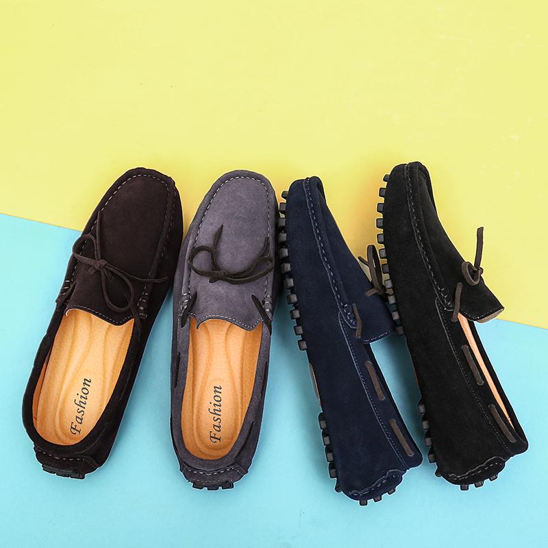 Golden Sapling Moccasins Man Loafers Comfortable Leisure Driving Flats Elegant Men's Casual Shoes Male Retro Shoes Party Loafers