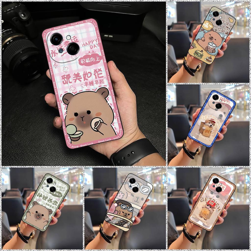 Couple Cute Phone Case For Tecno POP9 4G/Spark GO 1/GO1S/KL4 Full Wrap Protective Anti-knock Dirt-resistant Graffiti TPU