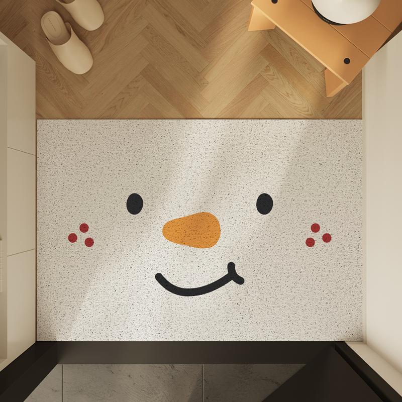 Christmas Floor Mat For The Entrance Door, Floor Mat For The Foyer, Gingerbread House Carpet For Home Decoration
