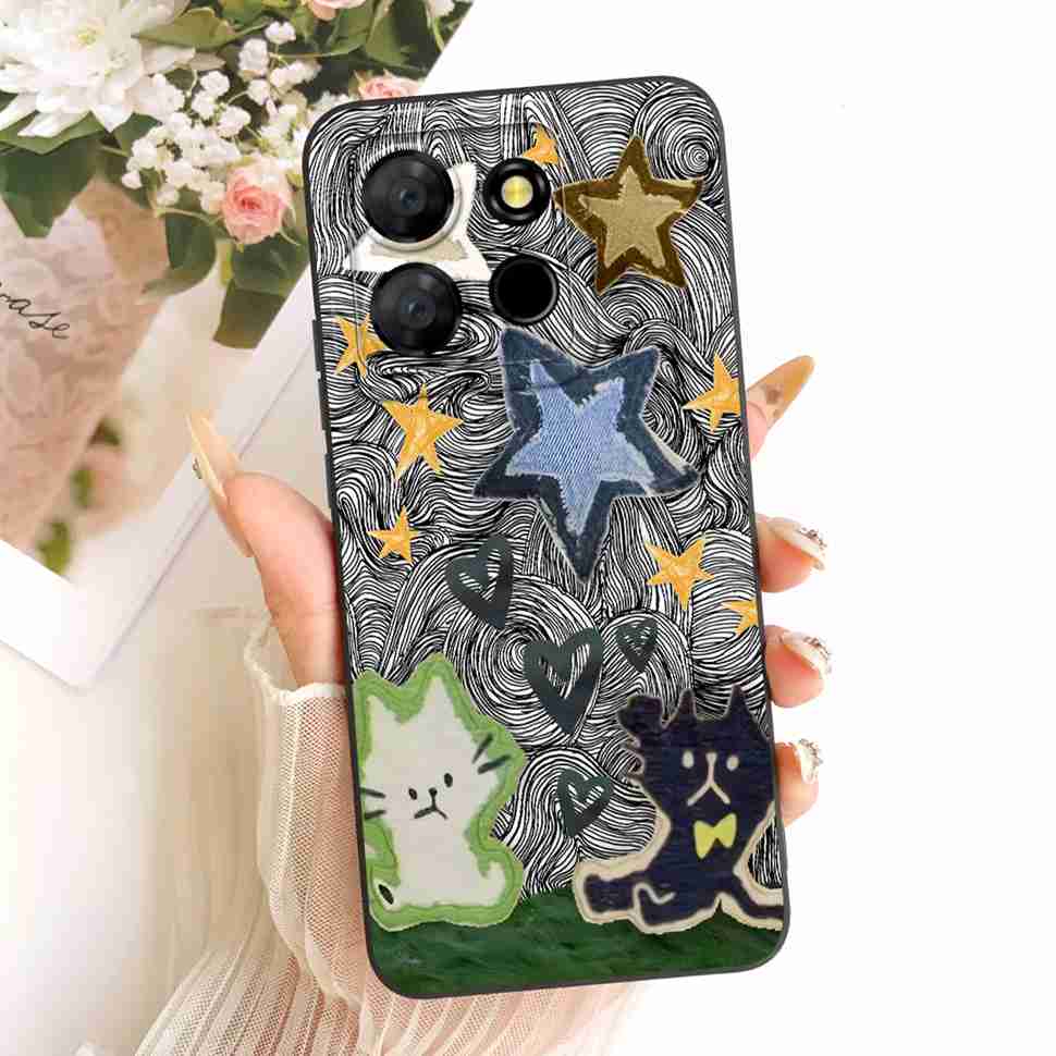 

For Infinix Smart 7 Plus Case Beautiful Butterfly Cover For Infinix Smart7 Plus Smart7Plus Silicone Soft Phone Shell Capas 6.6 Infinix Smart 7 Plus