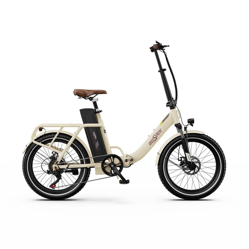 ONESPORT OT16-2 Universal City E-Bike 250W & 25km/h & 20" Road E-Bike, 48V17Ah & 100km PAS Range & Front Suspenison Long Range E-Bike