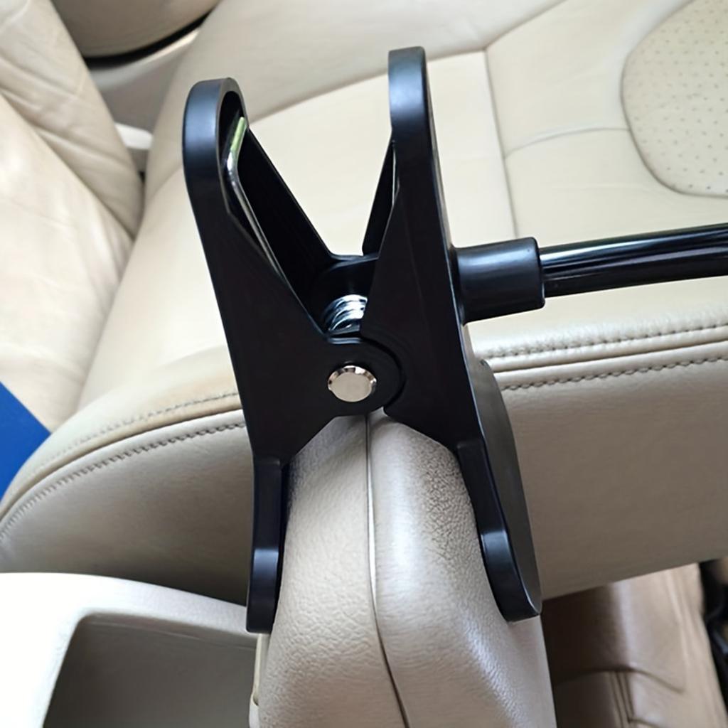 A Versatile ABS Car Tableware Tray, Adjustable 360 Degrees, Non-slip Can Store Drinks And Snacks Suitable for Various Model Sizes