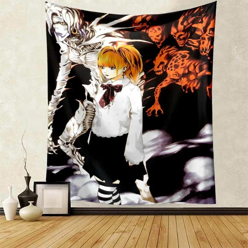 VIKAMA Cute Girl Tapestry Wall Art AnimeStyle Room Wall Decoration Tapestry Living Room Bedroom Gaming Room Wall Decor