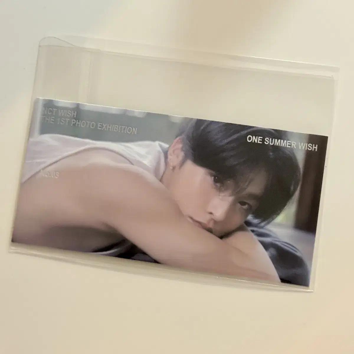 

NCT Билет на выставку Wish Riku Закладка