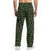 Men's Leopard Print Casual Pants, Relaxed Fit Breathable Long Trousers for Athletic Training, Daily Wear, and Outdoor Sports