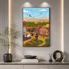 Stardew Valley 5D Round Diamond Painting Kit Diamond Embroidery Painting Rhinestones Mosaic Frameless Handwork Decoration Arts
