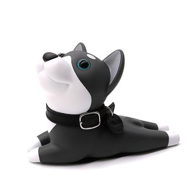 Cartoon Door Stopper Cute Animal Shaped Punch Free Decorative Door Wedge for Home Office Gray Dog