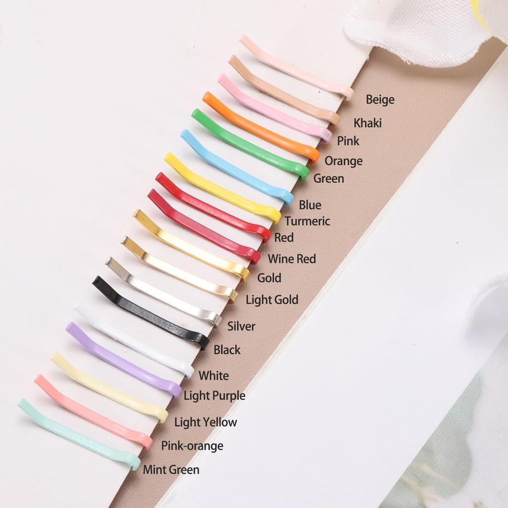 Uxcell 6-Pack Tiny Doll Hairpins, 11mm0.43 Inch, Black, Mini Metal Hair Clips, Bobby Pins, for Dolls, Crafts, Ribbons, and DIY Accessories