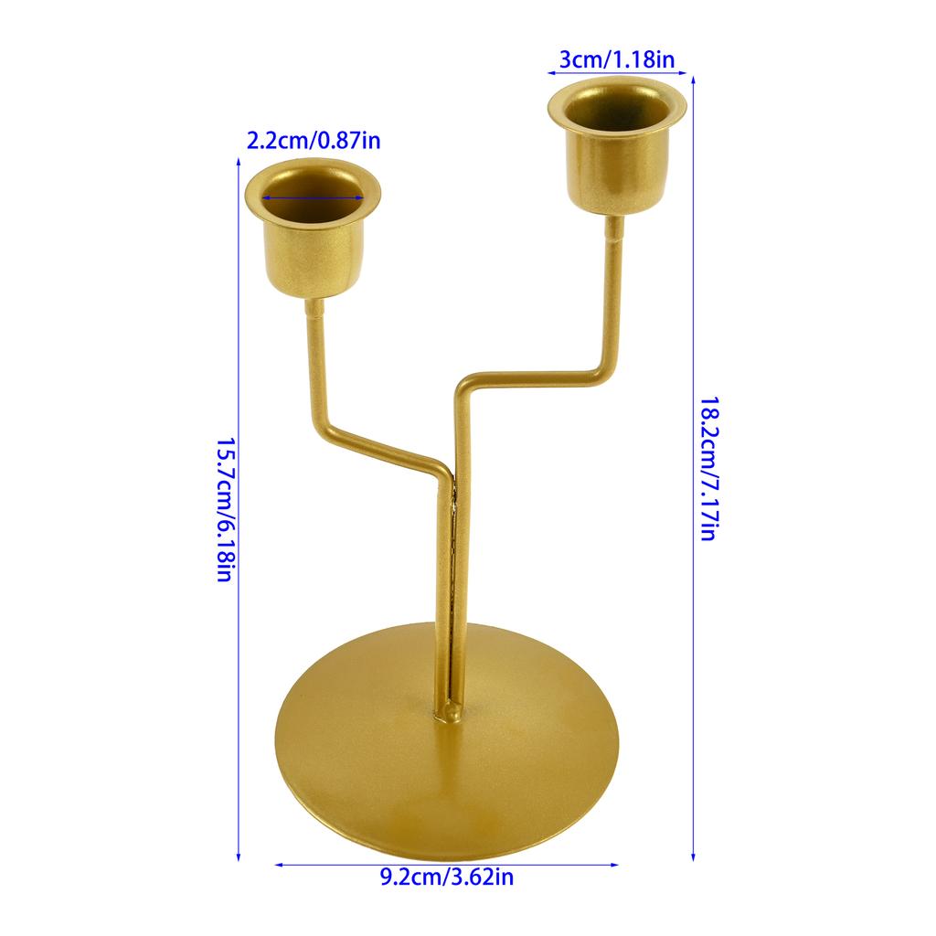 Candle Holder for Pillar Candles Stable Base Table Centerpiece Candlestick Holder for Mantel Fireplace Dining Desktop Home Decor