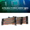 3 PCS M To F / M To M / F To F Breadboard Jumper Wires 40 Pin Ribbon Cables Dupont Wire  Arduino
