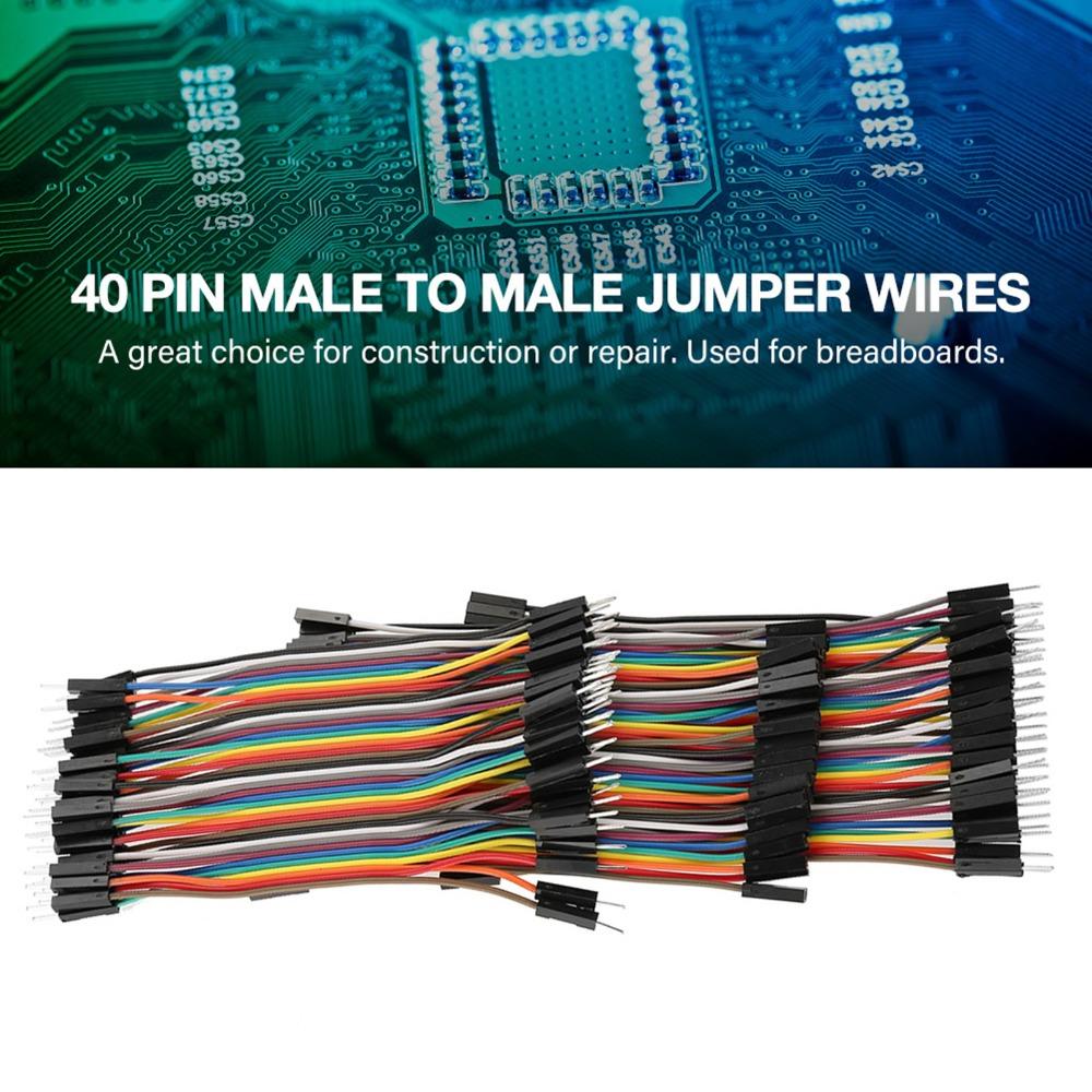 3 PCS M To F / M To M / F To F Breadboard Jumper Wires 40 Pin Ribbon Cables Dupont Wire Arduino
