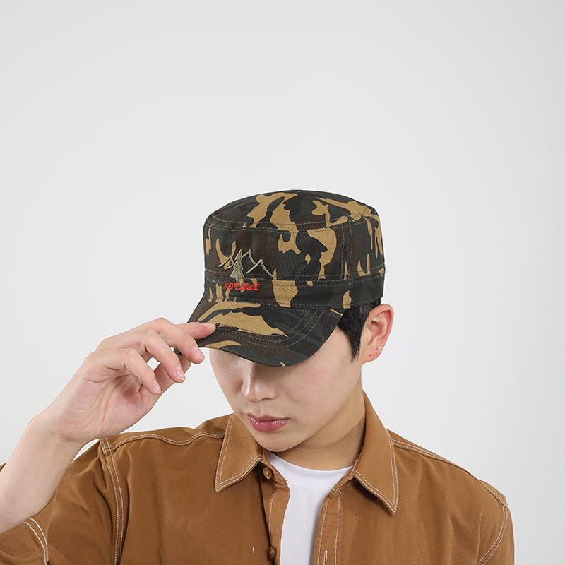 

Camouflage Flat Top Baseball Cap - Versatile Sun Protection Hat for Men & Women Adjustable камуфляжний