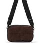 LeSportsac Official PUFFY CUBE CROSSBODY Shoulder Dark Chocolate Sherpa Bag/3976 Women's