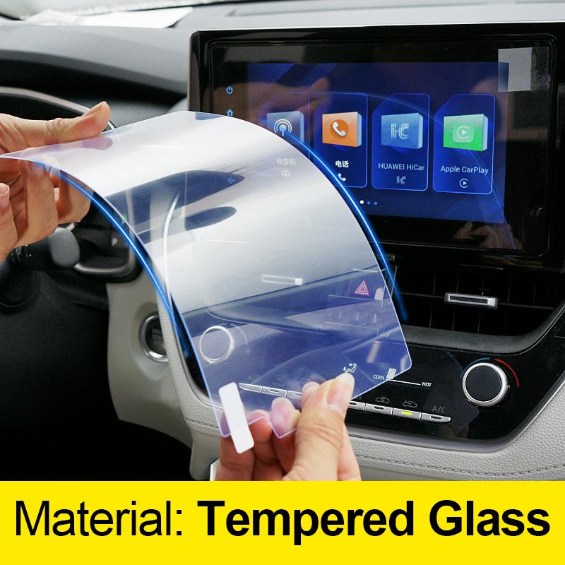 Car Accessories For Toyota Corolla Cross XG10 2021 2022 2023 Tempered Glass GPS Navigation Screen Protector Film LCD Sticker