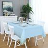 1pc Light Blue Tablecloth, Disposable Golden Dot Party Tablecloth, 54x108 Inches, Suitable for Party Decoration for Birthdays, T