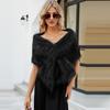 Faux Fur Warm Cheongsam Shawl Widened Pashmina Wraps Fashion Luxury Shawls  Daily