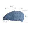 Octagonal Cap for Men Cap Spring Summer Breathable Beret Men's British Vintage Newsboy Cap Gatsby Painters Hats Gorras Hombre