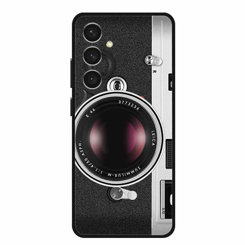 For Samsung S24 Plus Phone Case S24Plus Black Silicone Soft Back Cover Case For Samsung Galaxy S24 Plus Case S 24 Plus Funda Bag