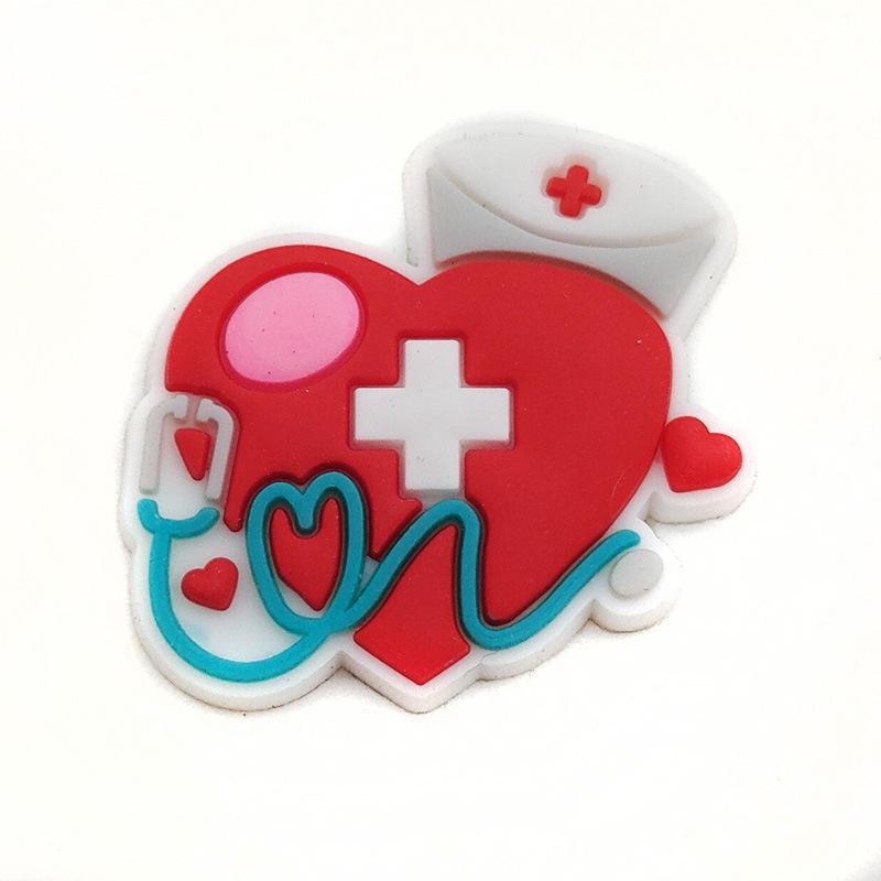 Medical Series Shoe Charms: DIY PVC Rubber Clog Accessories