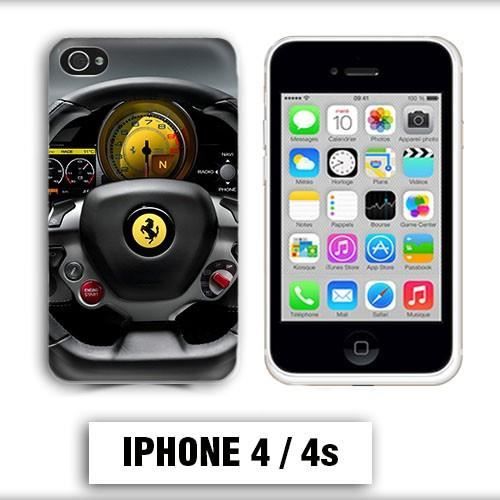 Coque iphone 4 volant Ferrari 458 488