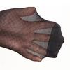 Elegant Mens Sheer Diamond Pattern Dress Socks See Through Nylon Business Formal Wear Thin Long Tube Over the Calf Socks