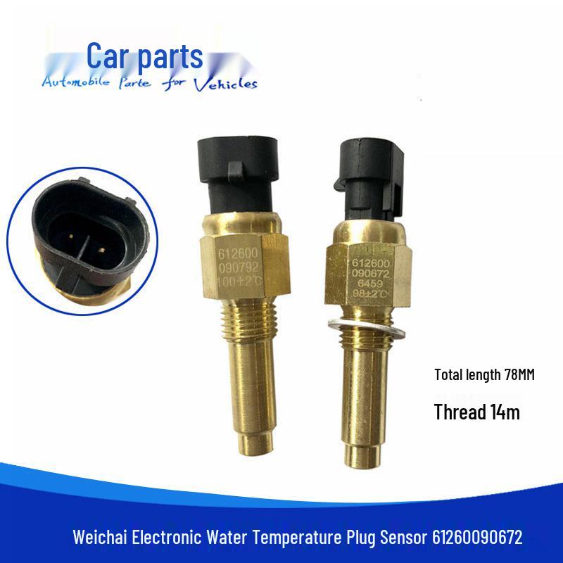 61600090792 Compatible with Weichai Howo Auman Delong Water Temperature Sensor 61600090672 Sensor 61600090672