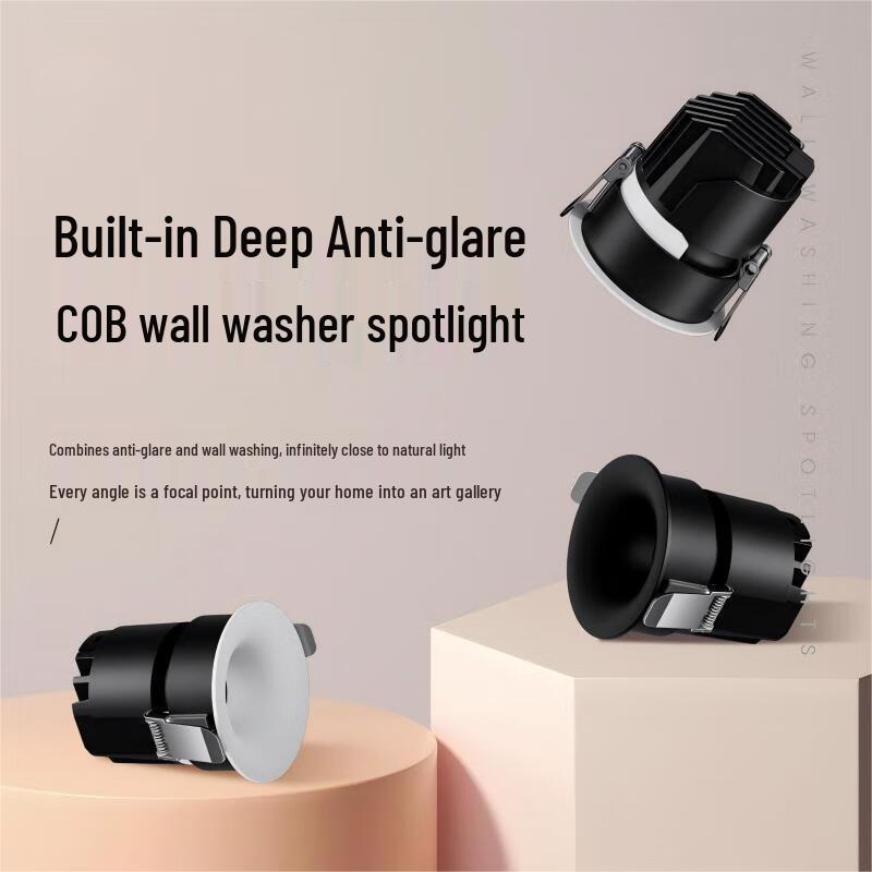 7W White Dimmable & CCT Adjustable LED Downlight