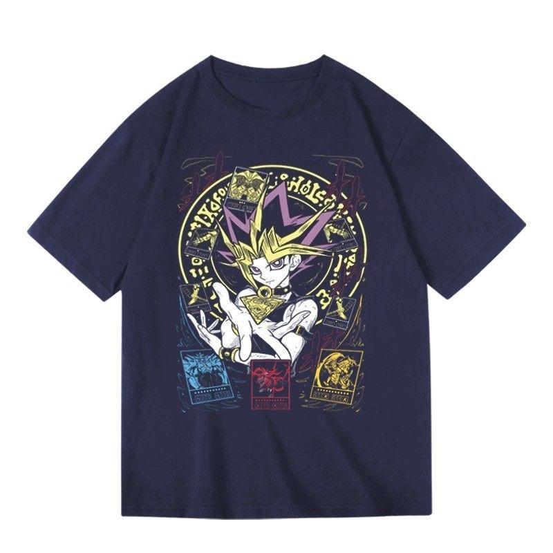 Cartoon Anime Game YuGiOh WuTeng Game Japanese Animation Related Accessories Shortsleeved  for Both Unisex and Women Summer