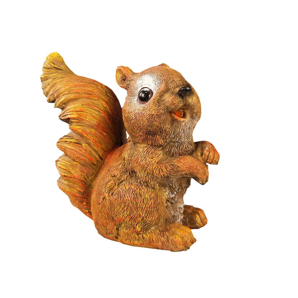 Simulation Squirrel Resin Crafts Ornaments Cute Animal Gardening Potted Ornaments