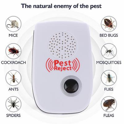 Tueur d'insectes à ultrasons amélioré Répulsif électronique anti-moustiques, insectes, souris