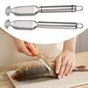 Fishes Scale Scraping Tool Stainless Steel Premium with Sawtooth Peeling Manual Fishes Scale Remover Cleaning Tools for Kitchen