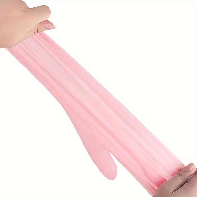 20/50/100PCS Pink Nitrile Gloves Disposable Gloves for Household Cleaning Beauty Salon Tattoo Working Kitchen Gloves Powder Free